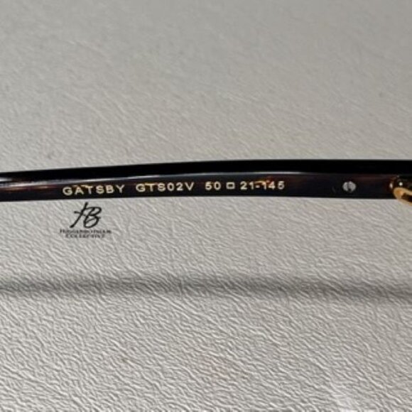 SPEKTRE GATSBY SQUARE ACETATE EYEGLASS FRAMES HAVANA 50-21-145 NEW GTS02V - Picture 8 of 15